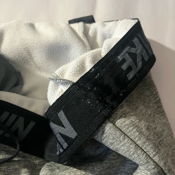 Nike Mens Dri-fit Joggers Sweat Pants Grey Nike Swoosh Logo Large - Picture 6 of 11